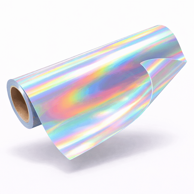 Holografische Bügelfolie