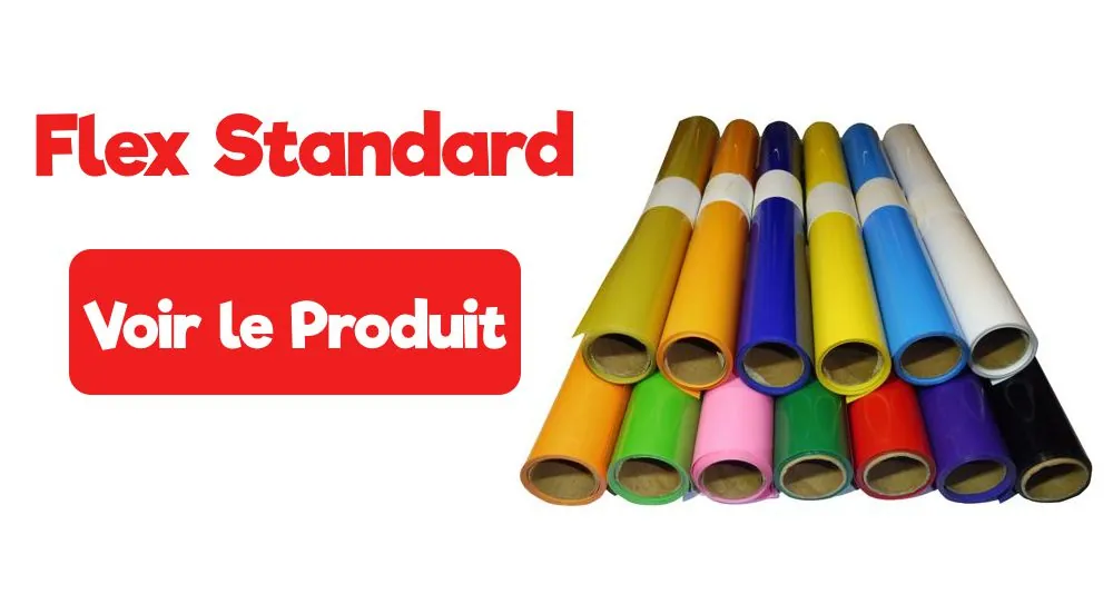 Rouleaux de flex standard de toutes les couleurs – voir le produit