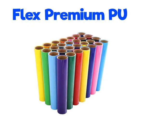 Rouleaux de flex Premium PU de couleurs variées dressés en faisceau