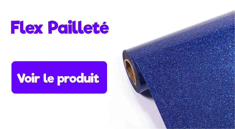 Rouleau de flex pailleté bleu – voir le produit