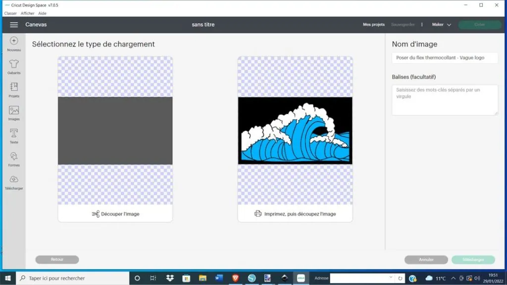 Vectorisation Cricut