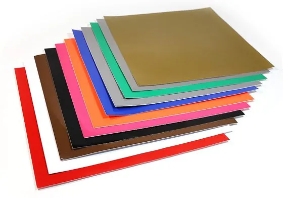 Feuille de vinyle pour stickers