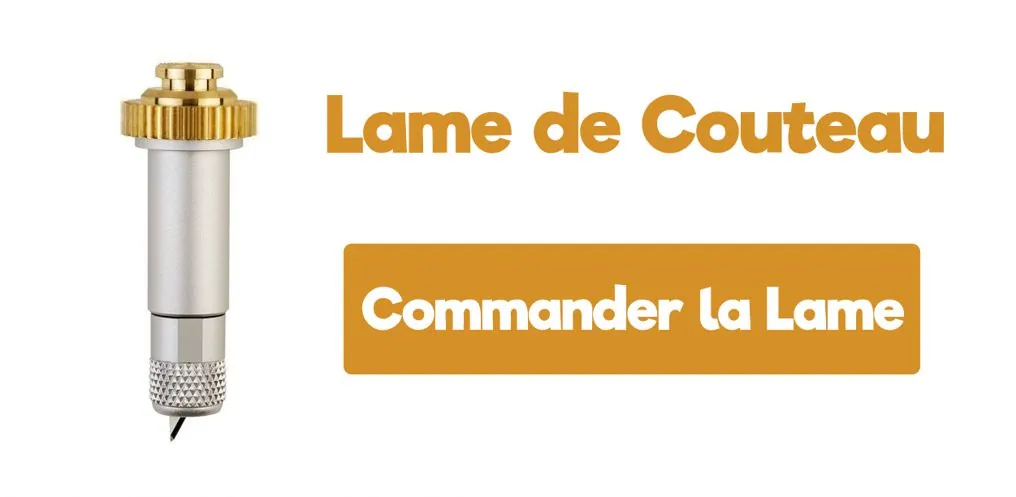 Lame de Couteau Cricut