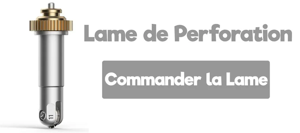 Lame de perforation Cricut