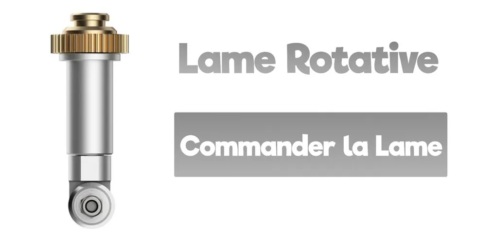 Lame Rotative Cricut