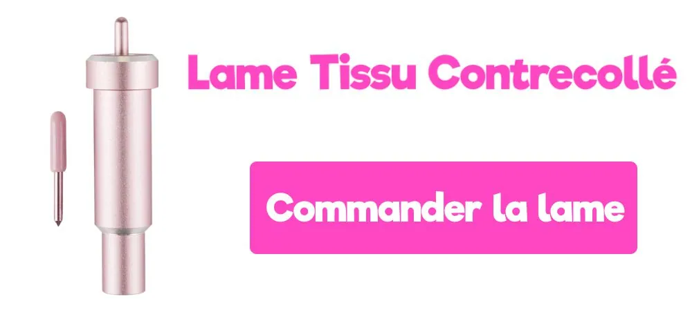 Lame Tissu Contrecollé Cricut