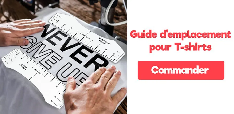 Acheter le guide d'emplacement pour impression sur t-shirt