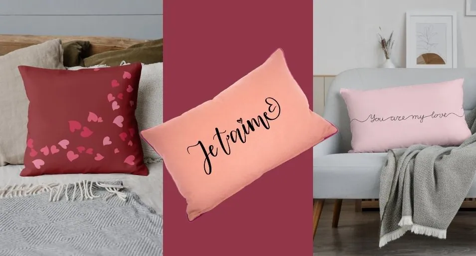 DIY coussin saint valentin