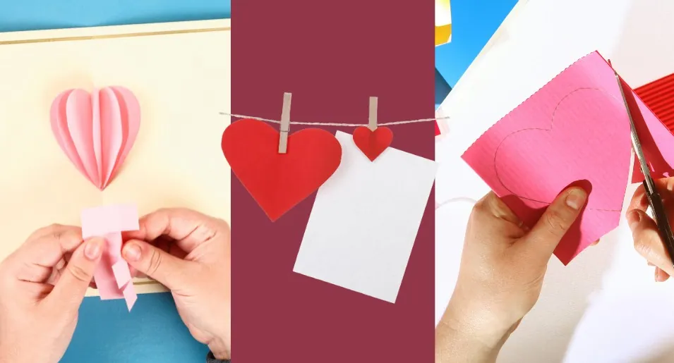 DIY paper saint valentin