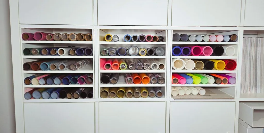 KALLAX IKEA BIBLIOTHEQUE RANGEMENT CRICUT