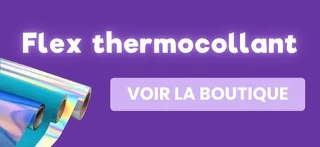 boutique de flex thermocollant bleu
