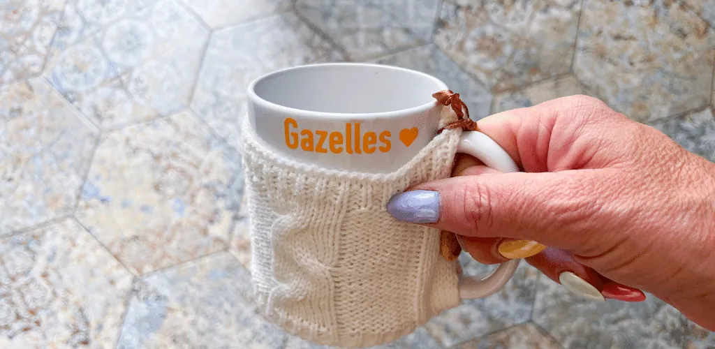 Tasse personnalisée en vinyle adhésif