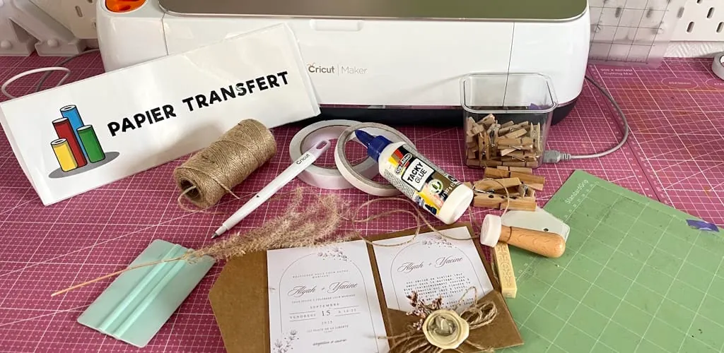 Comment faire un faire-part de mariage à la Cricut