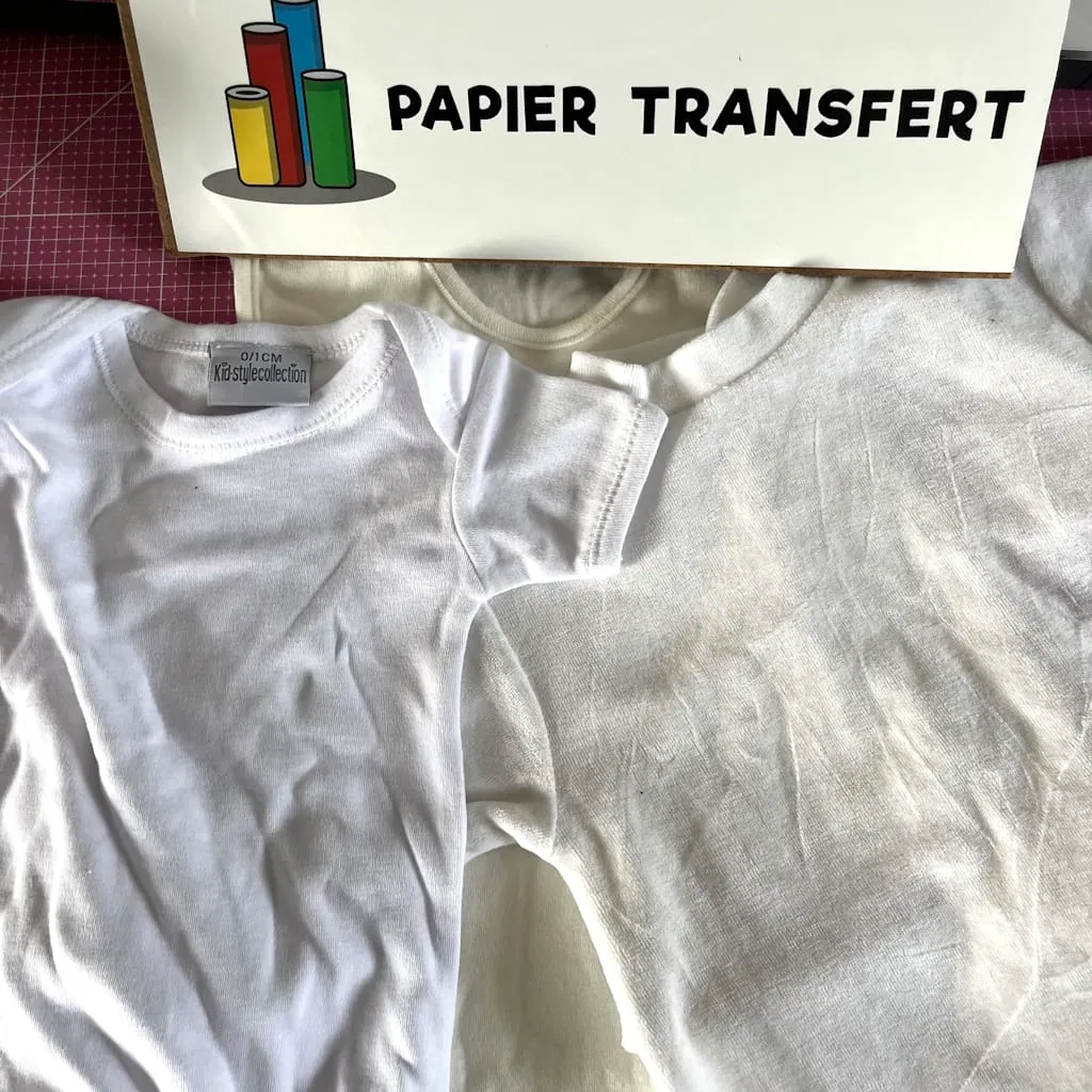 comment personnaliser un vêtement de bébé avec du flex thermocollant ?