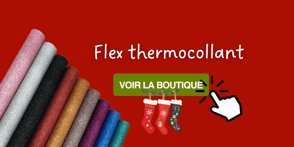 flex thermocollant découpe à la Cricut