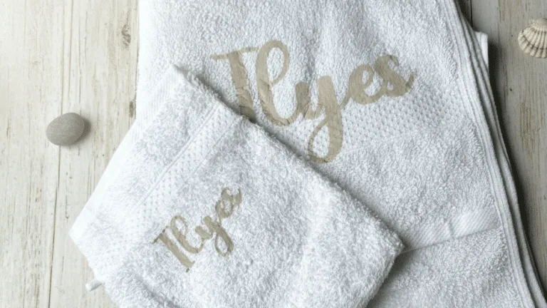 DIY serviette personnaliser
