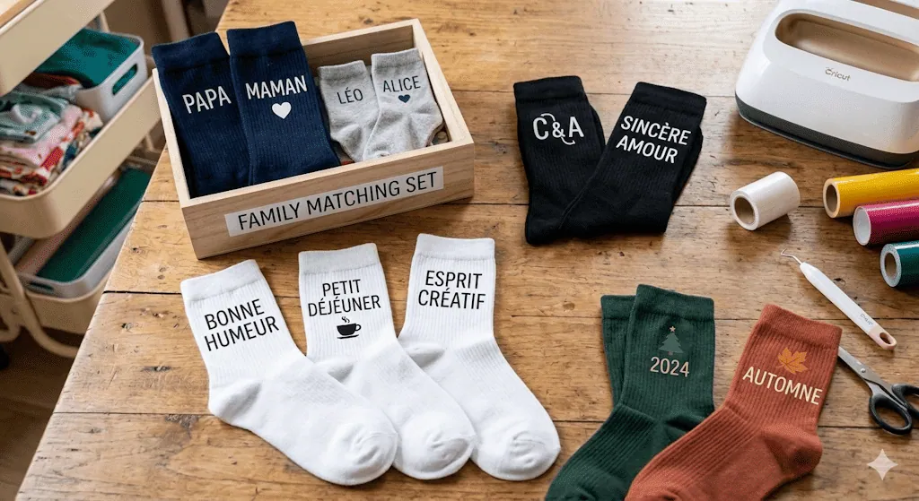 idées de personnalisation de chaussettes