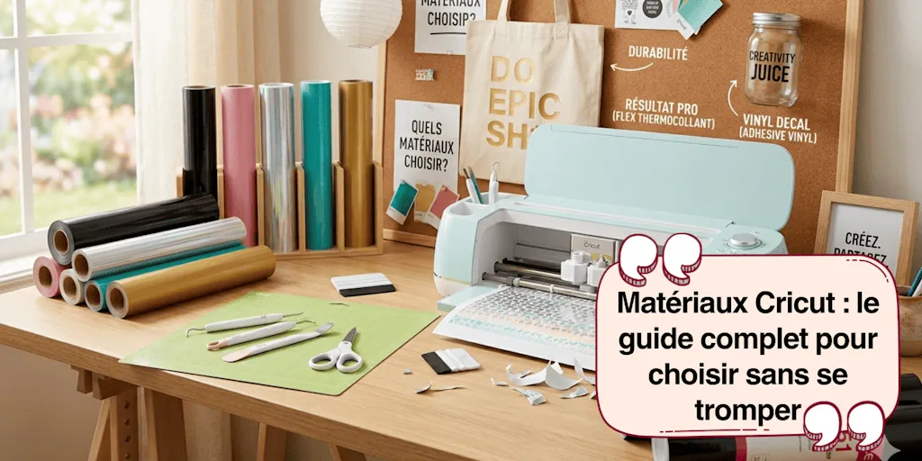 guide complet des matériaux Cricut DIY